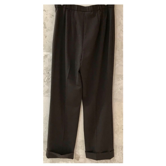 DONCASTER {6} Pants with Cuffs in Chocolate Brown - Picture 2 of 5